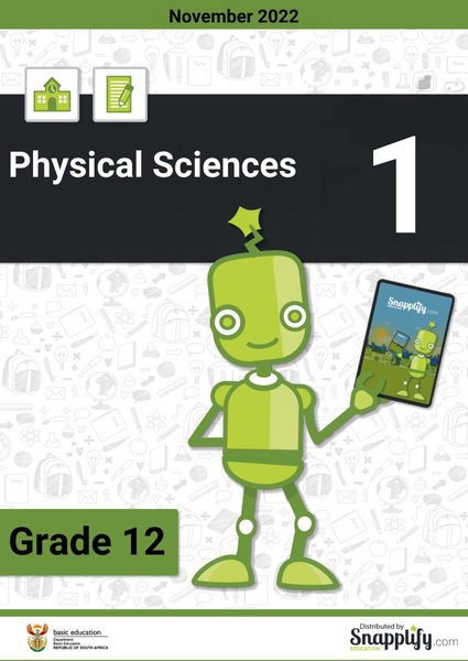 Physical Sciences Paper 1 Grade 12 November 2022