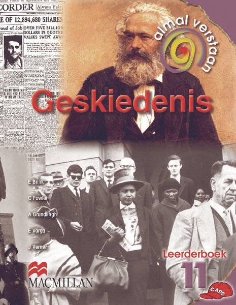 Almal Verstaan Geskiedenis Graad 11 Leerderboek