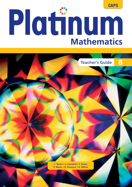 Platinum Mathematics Grade 8 Teacher's Guide ePDF (1-year licence)