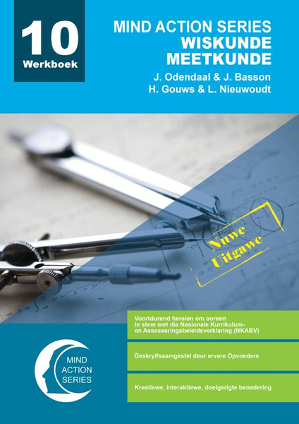 MIND ACTION SERIES Wiskunde Gr 10 Meetkunde Werkboek NCAPS (2022) PDF (1 Year Licence)