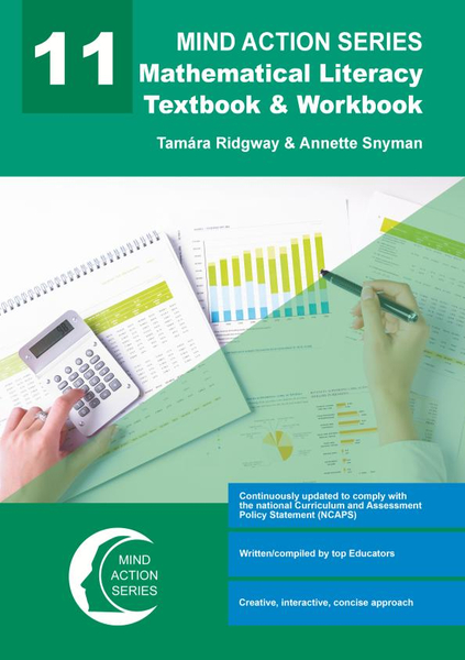 MIND ACTION SERIES Mathematical Literacy Gr 11 Textbook & Workbook NCAPS (2021) PDF (3 year)