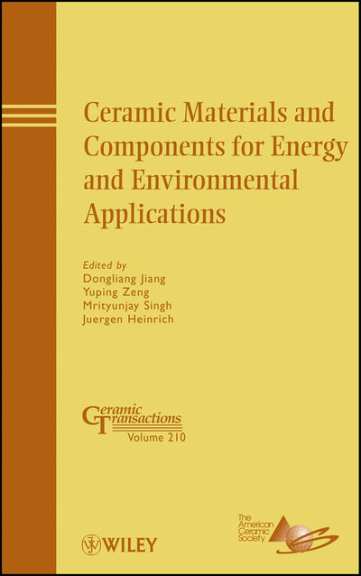 Ceramic Materials and Components for Energy and Environmental Applications
