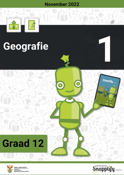 Geografie Vraestel 1 Graad 12 November 2022