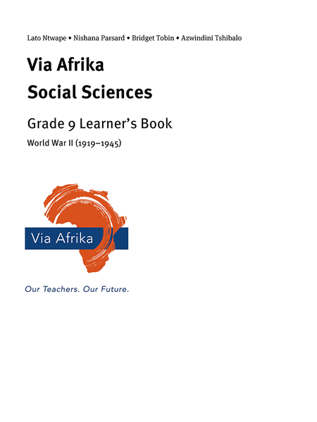 eBook Single topic ePub for Tablets: Via Afrika Social Sciences Grade 9: World War II (1919дус1945)