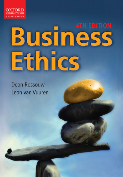 Business Ethics In South Africa 4e