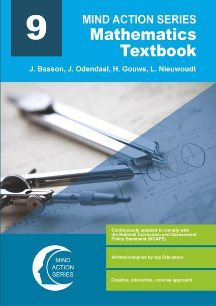 Mind Action Series First 6 Chapters of New Gr 9 Mathematics Textbook, NCAPS & IEB (2026)