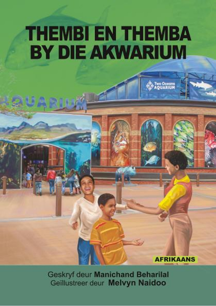 Thembi en Themba by die Akwarium