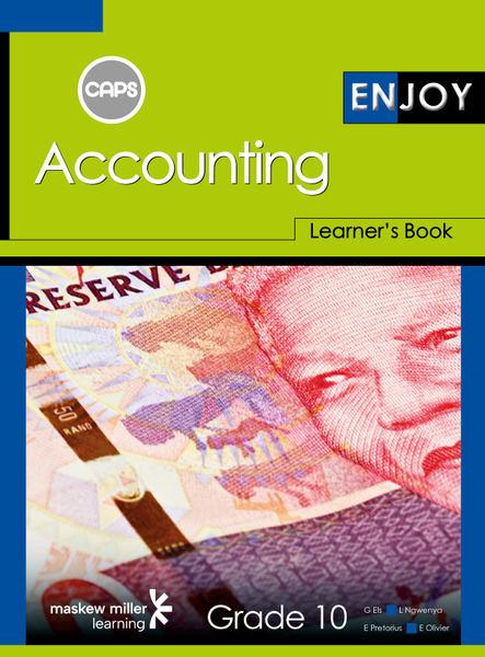 Enjoy Accounting Grade 10 Learner's Book ePDF (1-year licence)