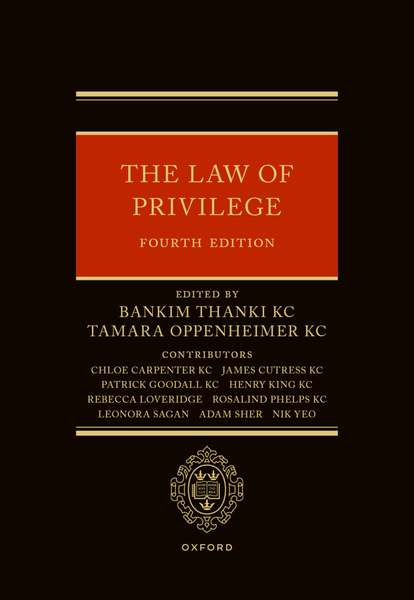 The Law of Privilege