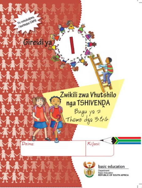 Grade 1  Life Skills - TshiVenda Book 2