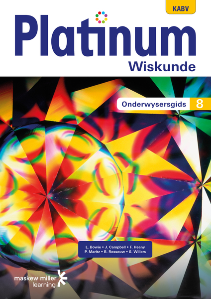 Platinum Wiskunde Graad 8 Onderwysersgids ePDF (1-year licence)