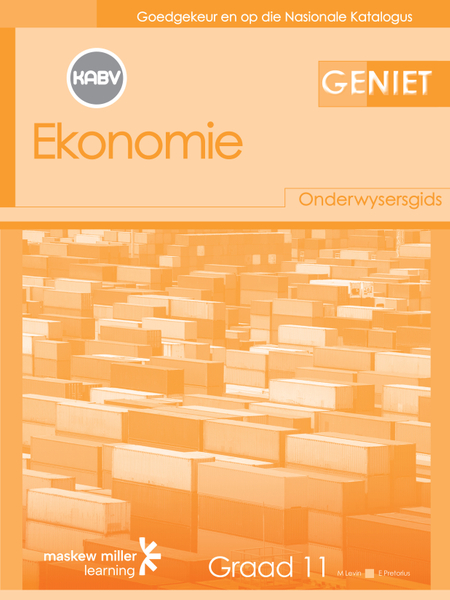 Geniet Ekonomie Graad 11 Onderwysersgids ePDF (perpetual licence)