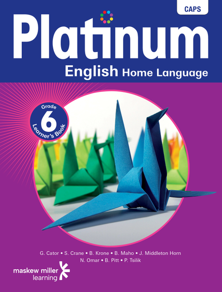 Platinum English Home Language Grade 6 Learner's Book ePUB (1-year licence)