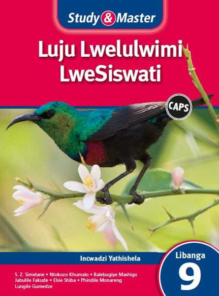 Study & Master Luju Lwelulwimi LweSiswati Incwadzi Yathishela Libanga 9