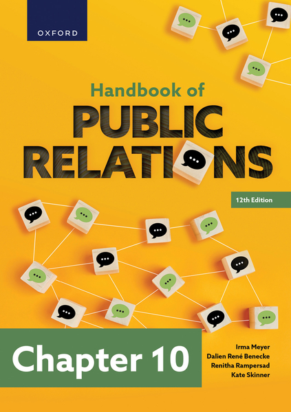 Handbook of Public Relations 12e - Chapter 10