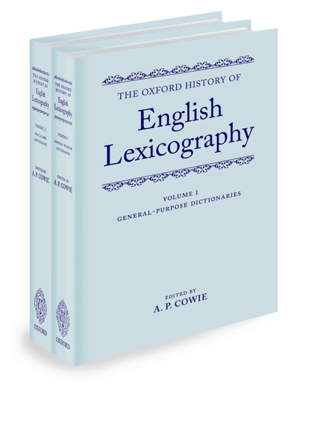 The Oxford History of English Lexicography