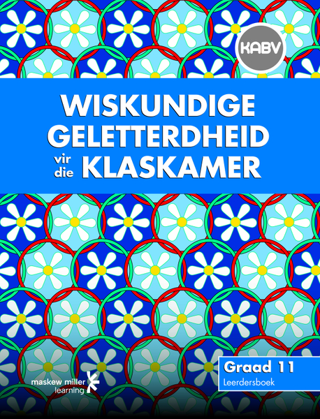 Wiskundige Geletterdheid vir die Klaskamer Graad 11 Leerdersboek ePUB (perpetual licence)