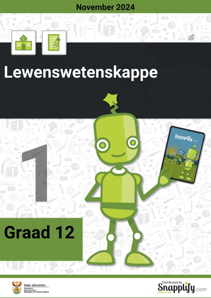 Lewenswetenskappe Vraestel 1 Graad 12 November 2024
