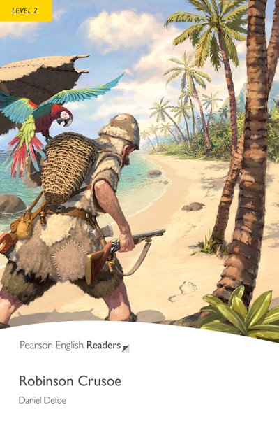 Level 2: Robinson Crusoe ePub with Integrated Audio
