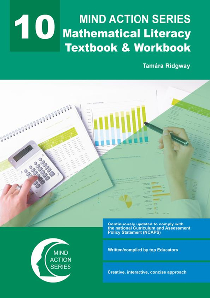 MIND ACTION SERIES Mathematical Literacy Gr 10 Textbook & Workbook NCAPS (2020) PDF (1 year)
