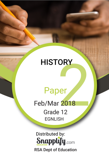 HISTORY Exam Pack - Feb/March 2018