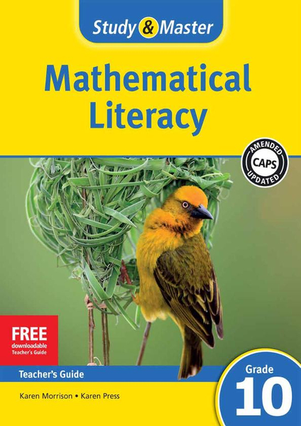 Study & Master Mathematical Literacy Grade 10 Teacher's Guide Adobe Edition