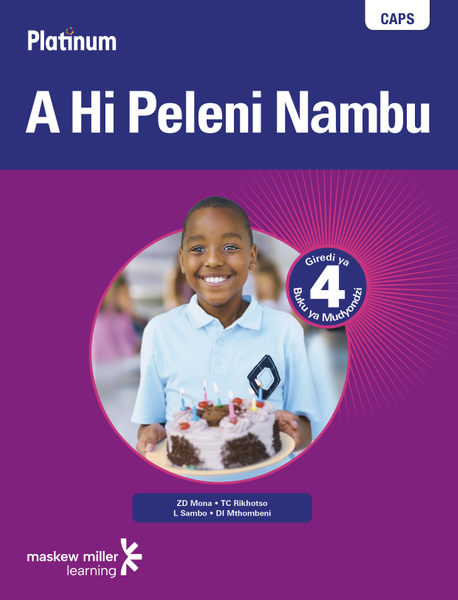 Platinum A Hi Peleni Nambu (Xitsonga Home Language) Grade 4 Learner's Book ePDF (1-year licence)