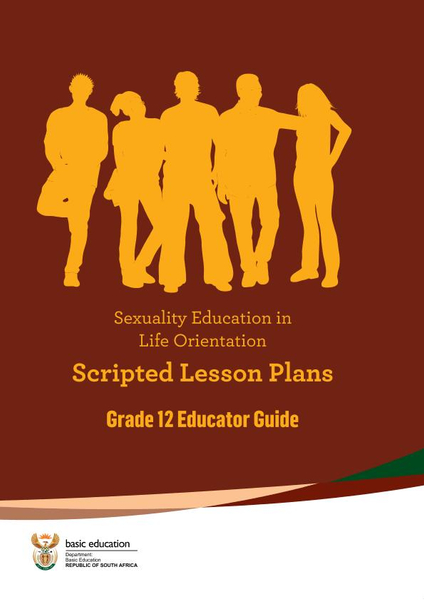 Sexuality Education in Life skills Grade 12 Educator Book