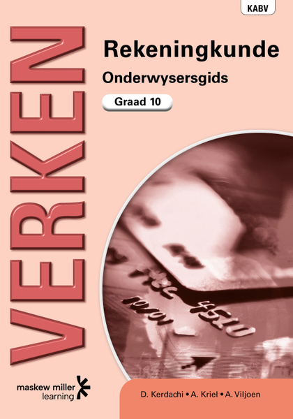 Verken Rekeningkunde Graad 10 Onderwysersgids ePDF (perpetual licence)