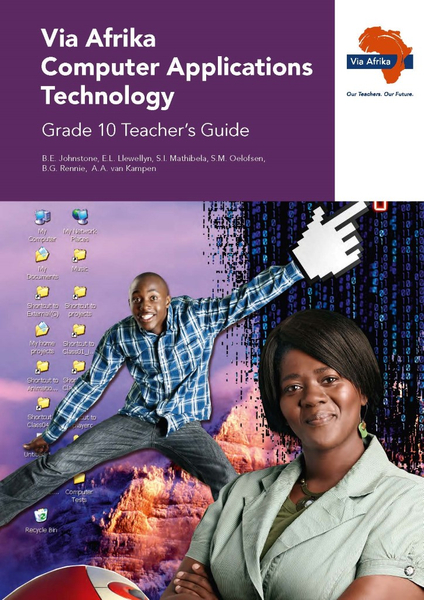 eBook (ePDF): Via Afrika Computer Applications Technology Grade 10 Teacher's Guide