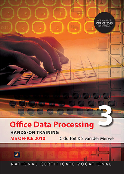Office Data Processing Office 2010 Hands-On Training NCV3 (Perpetual license)