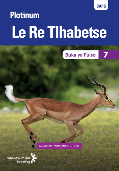 Platinum Le Re Tlhabetse (Setswana HL) Grade 7 Reader ePDF (1-year licence)