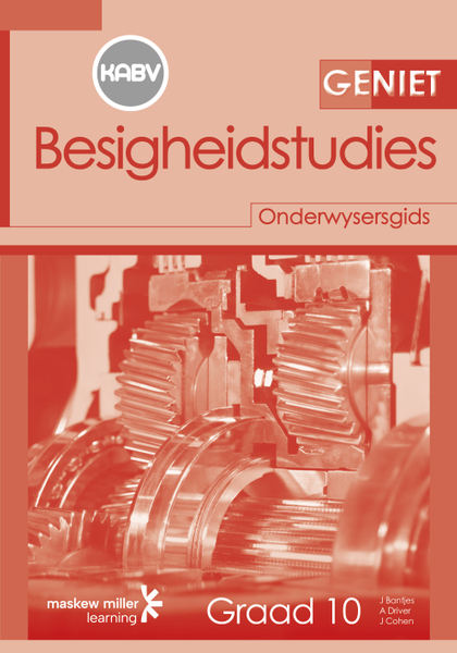 Geniet Besigheidstudies Graad 10 Onderwysersgids ePDF (perpetual licence)