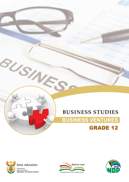 Study Guide Business Studies Business Ventures Grade 12 CAPS