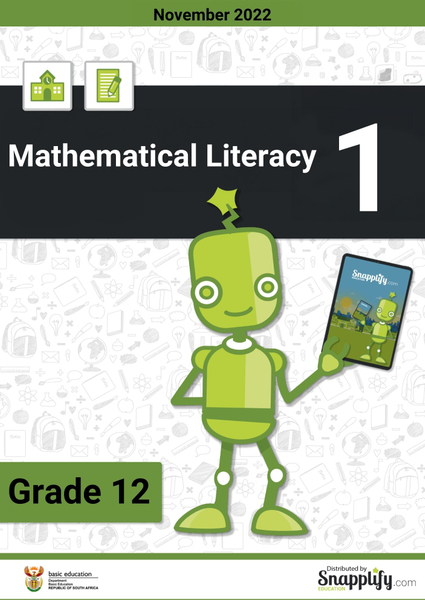 Mathematical Literacy Paper 1 Grade 12 November 2022