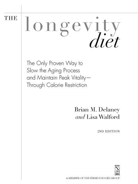 The Longevity Diet