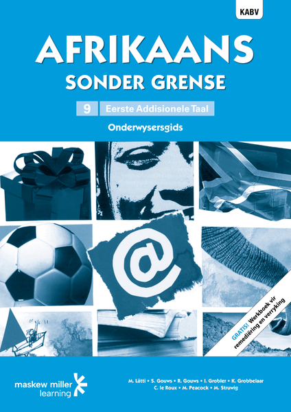 Afrikaans sonder grense Eerste Addisionele Taal Graad 9 Onderwysersgids ePDF (perpetual licence)