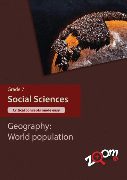 Social Sciences  Grade 7 Topic 5: Geography: World population. Visually rich, interactive content with fun activites and language support.