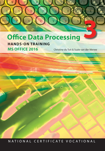 NCV3 Office Data Processing Office 2016