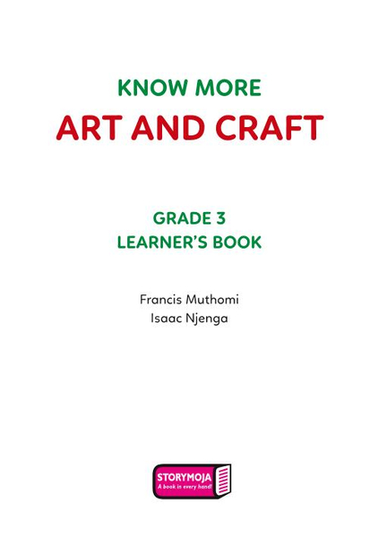 Know More Art and Craft Learner's Book Grade 3