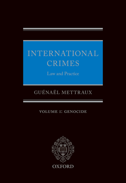 International Crimes: Volume I: Genocide