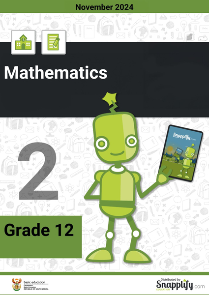 Mathematics Paper 2 Grade 12 November 2024