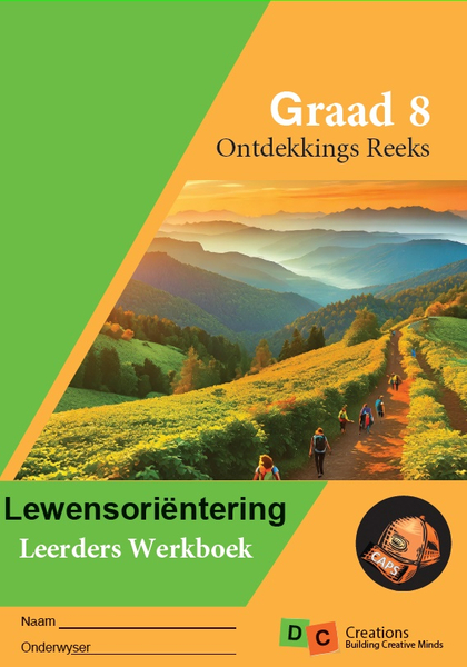 2025 Graad 8 DC Ontdekkings Reeks Lewensorienteering Leerders Werkboek