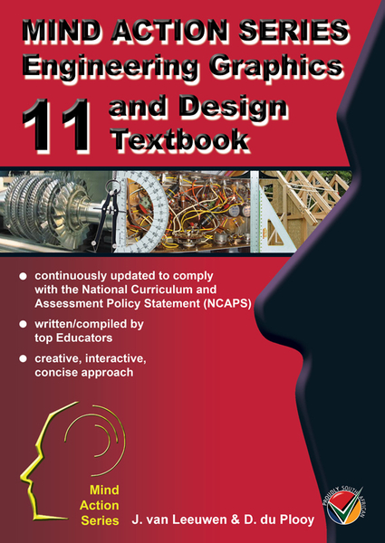 MIND ACTION SERIES Engineering Graphics and Design Gr 11 Textbook NCAPS - (2015) - Epub (1 Year Licence)