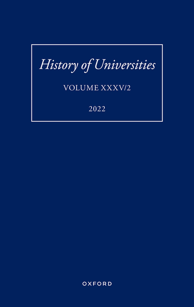 History of Universities: Volume XXXV / 2