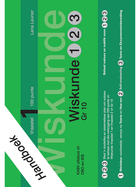 Wiskunde 1 2 3 Gr 10 Handboek Vraestel 1