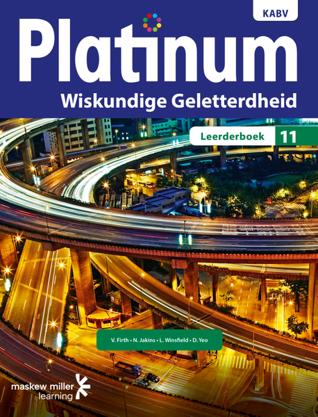 Platinum Wiskundige Geletterdheid Graad 11 Leerderboek ePDF (1-year licence)