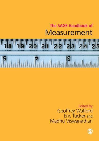 SAGE HANDBOOK OF MEASUREMENT