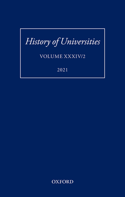 History of Universities: Volume XXXIV/2