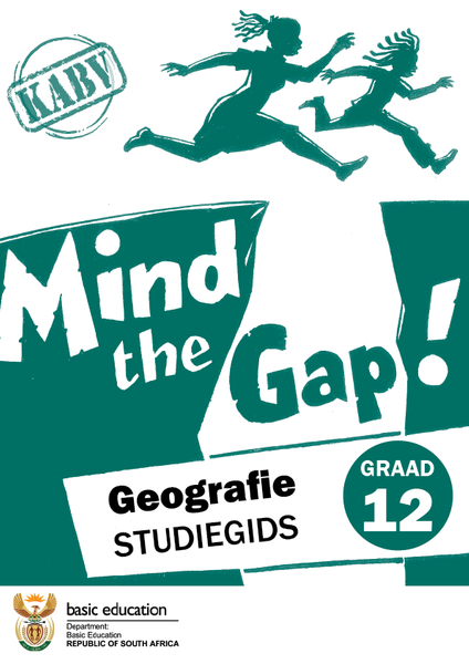 Mind the Gap Graad 12 Studiegids Geografie